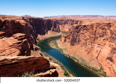 Colorado River In The Grand Canyon, Arizona USA