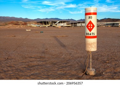 Colorado River And Lake Mead National Recreation Area Drought Water Level 