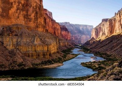 Colorado River from Nankoweap Granaries in Grand Canyon