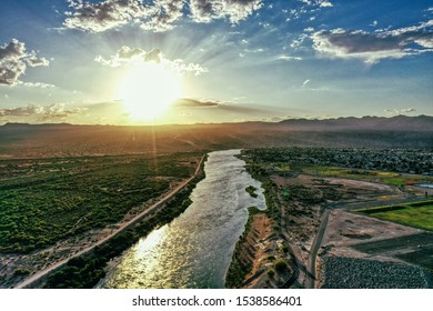 Colorado River Sunset Bullhead City AZ