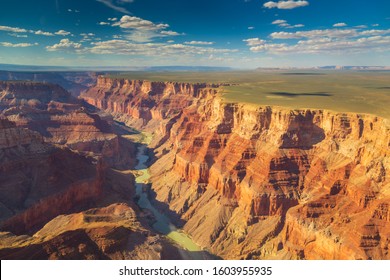 The Colorado River Through the Grand Canyon at Sunset, Grand Canyon National Park, Arizona, USA.