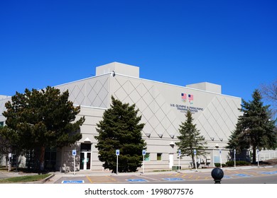 COLORADO SPRINGS, CO- 10 APR 2021- View Of The US Olympic And Paralympic Training Center Building In Colorado Springs, Colorado, United States.