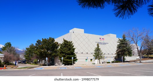 COLORADO SPRINGS, CO- 10 APR 2021- View Of The US Olympic And Paralympic Training Center Building In Colorado Springs, Colorado, United States.