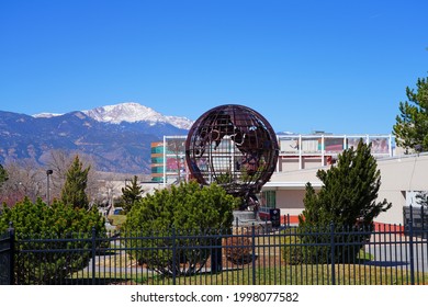 COLORADO SPRINGS, CO- 10 APR 2021- View Of The US Olympic And Paralympic Training Center Building In Colorado Springs, Colorado, United States.