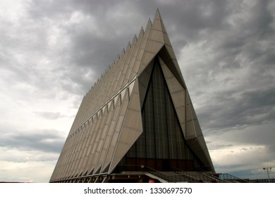 Colorado Springs, CO - May 27 2016: United States Air Force Academy Cadet Chapel