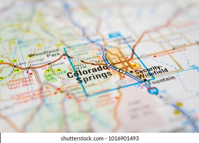 Colorado Springs On USA Map