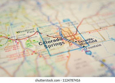 Colorado Springs On USA Map