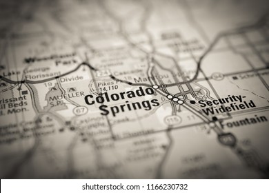 Colorado Springs On USA Map