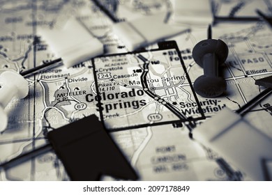 Colorado Springs On The USA Map