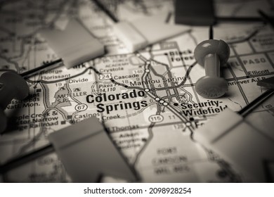 Colorado Springs On The USA Map