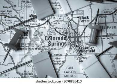 Colorado Springs On The USA Map