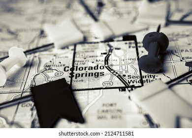 Colorado Springs On The USA Map