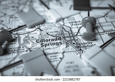 Colorado Springs On The USA Map