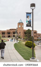 Colorado Springs, Colorado/ USA -April 26, 2014: New Student Orientation Day At University Of Colorado At Colorado Springs.