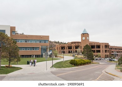 Colorado Springs, Colorado/ USA -April 26, 2014: New Student Orientation Day At University Of Colorado At Colorado Springs.