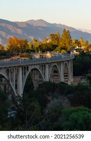 Colorado Street Bridge At Sunset