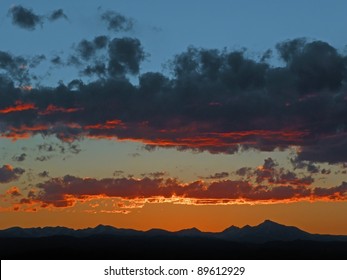 Colorado Sunset Over The Front Range