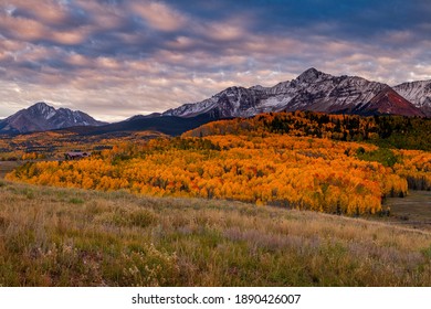 Colorado's Mount Wilson  At Autumn