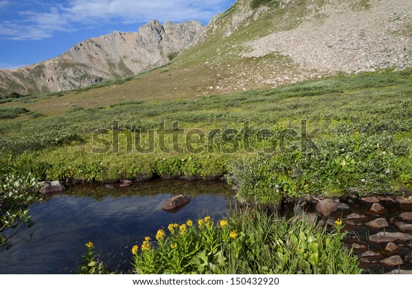 Colorado\'s Rocky Mountains - Continental Divide at\
Herman Lake