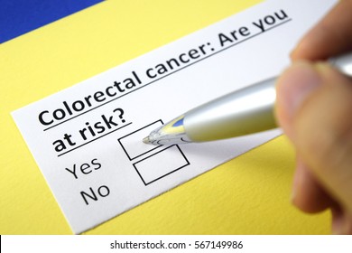 Colorectal cancer: Are you at risk? Yes