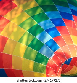 colored air balloon
