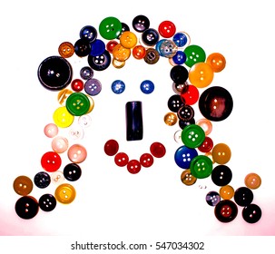 colored buttons as background