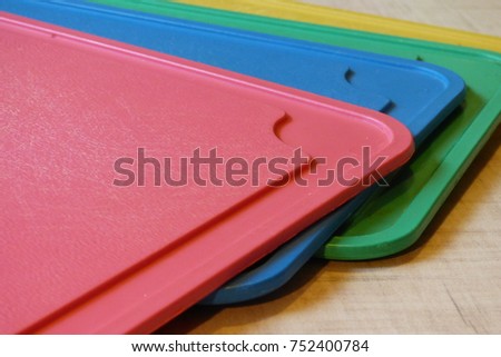 colored cutting boards