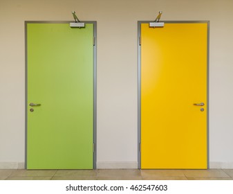 Colored door