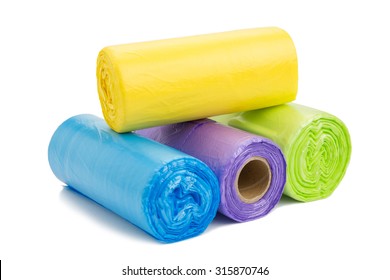 Colored Garbage Bags Roll