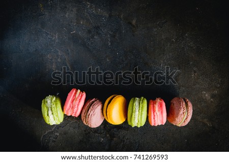 Similar – Image, Stock Photo French macarons Food