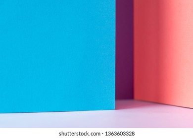 colored paper as fashion texture background in pastel color tone with shadow - Shutterstock ID 1363603328