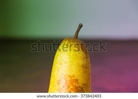 Similar – Happy Birnsday! Pear Fruit