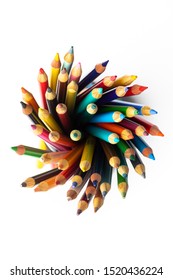 Colored Pencils Art Work School Office Colored Pencils At Work School Office 
 College Kids Colorful Education Play Room For Text Art Project Supplies Draw Learn On White Background Teacher School Sup