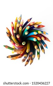 Colored Pencils Art Work School Officecolored Pencils At Work School Office 
 College Kids Colorful Education Play Room For Text Art Project Supplies Draw Learn On White Background Teacher School Supp