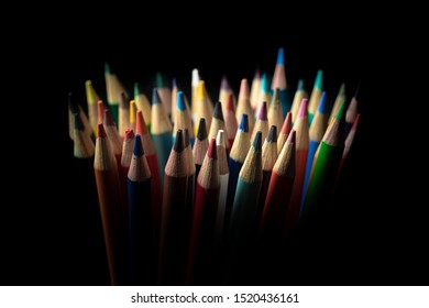  Colored Pencils At Work School Office  
 College Kids Colorful Education Play Room For Text Art Project Supplies Draw Learn On Black Background Teacher School Design Pattern Fun Artist Classroom 