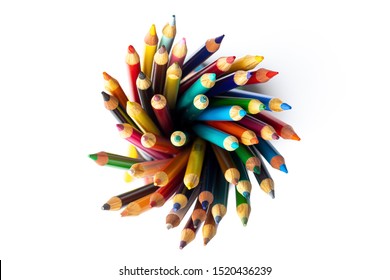 Colored Pencils At Work School Office Colored Pencils At Work School Office College Kids Colorful Education Play Room For Text Art Project Supplies Draw Learn Artist  Reflection Tips Classroom Craft 