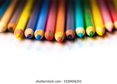 Colored Pencils At Work School Office Colored Pencils At Work School Office College Kids Colorful Education Play Room For Text Art Project Supplies Draw Learn Artist  Reflection Tips Classroom Craft 