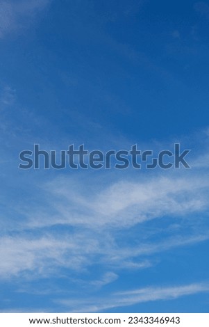 Colored sky with interesting clouds as background