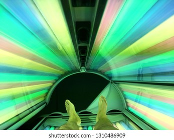 Colored Solarium / Tanning Booth