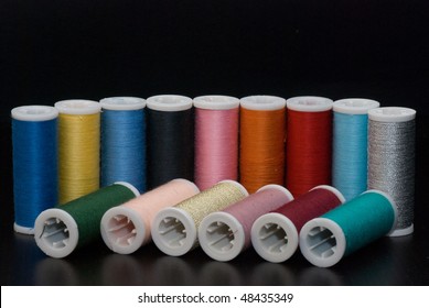 colored thread - Shutterstock ID 48435349