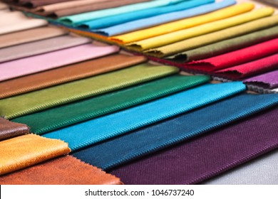 Textile Samples Color Chart Background Pantone Foto Stok 1739100179 ...