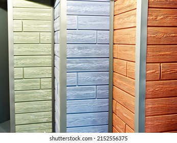 Colored Vinyl Siding Panels In Store