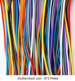 colored wires background