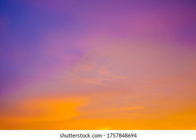 Colorful abstract blurred sunset sky nature background - Shutterstock ID 1757848694