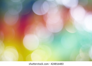 Colorful abstract gradient desktop wallpaper and natural bokeh 