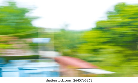 Colorful Abstract Nature Background with Vertical Motion Blur