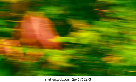 Colorful Abstract Nature Background with Vertical Motion Blur