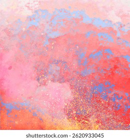 Colorful abstract powder splash background with vibrant gradient textures and artistic design
