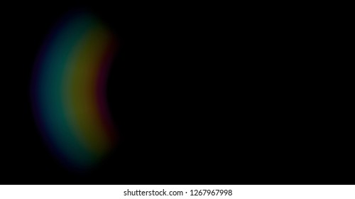 Colorful abstract rainbow light. Royalty high-quality free stock image picture of rainbow colors abstract glowing isolated on dark background for design. - Shutterstock ID 1267967998