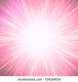 Colorful abstract starburst. Radial background with intense glowing sparkles and stars "The elements of this image furnished by NASA"